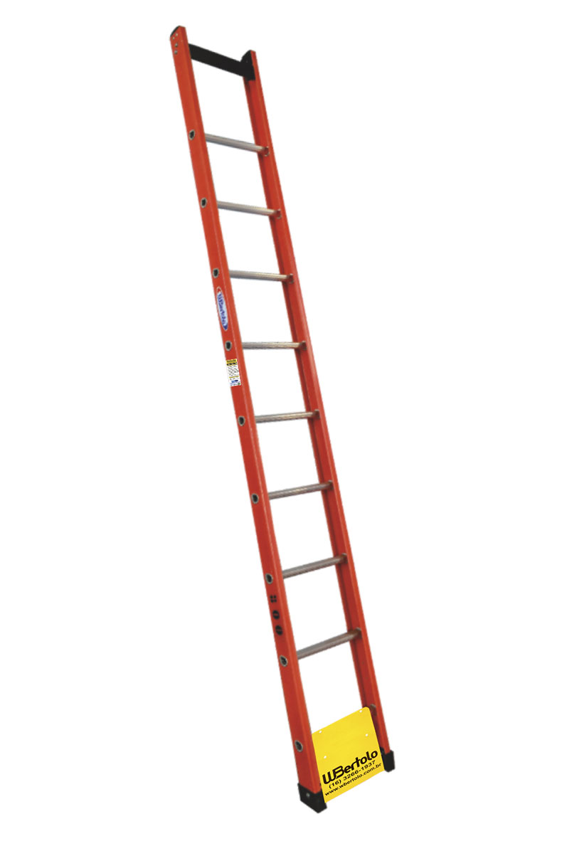 Open D-Rung Straight Ladder Imagem  - 2