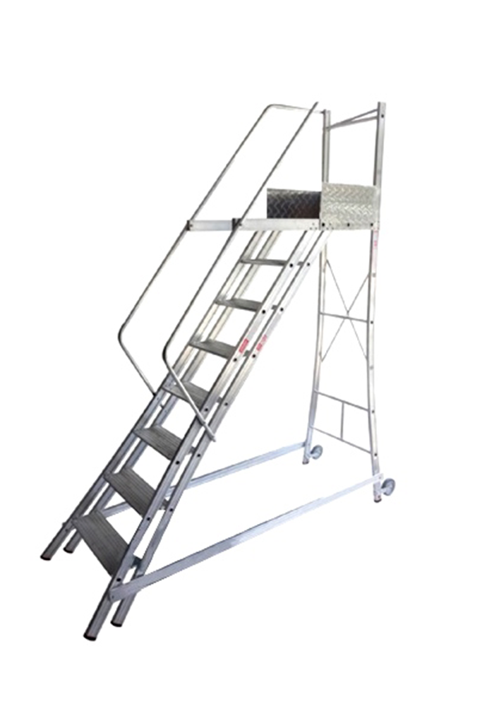Platform aluminium ladder NR 12 Imagem  - 1